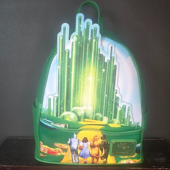 NWT Loungefly Wizard of Oz Emerald City Mini backpack - Picture 1 of 2